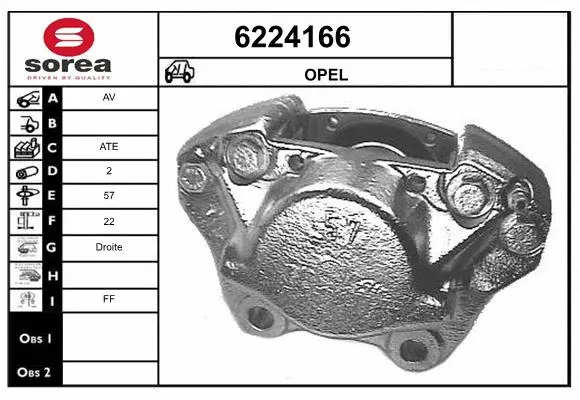 Brake Caliper (6224166)