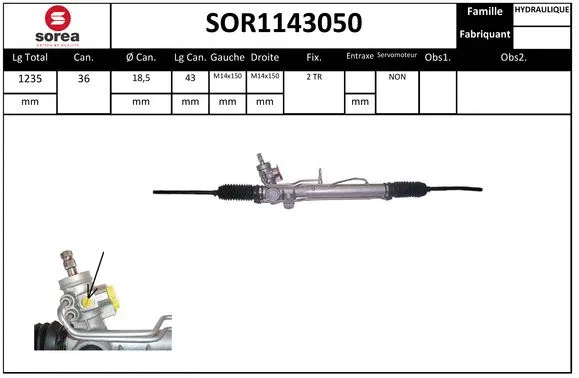 Steering Gear (SOR1143050)