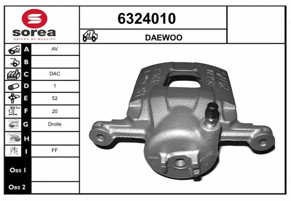 Brake Caliper (6324010)