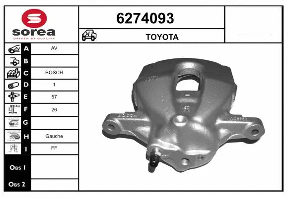 Brake Caliper (6274093)