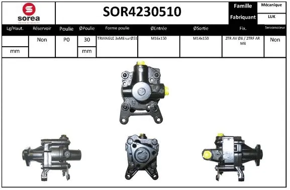 Hydraulic Pump, steering (SOR4230510)