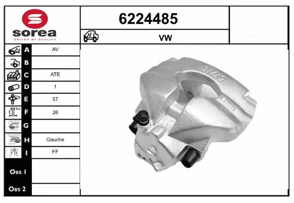 Brake Caliper (6224485)