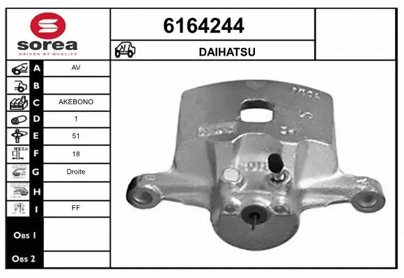 Brake Caliper (6164244)