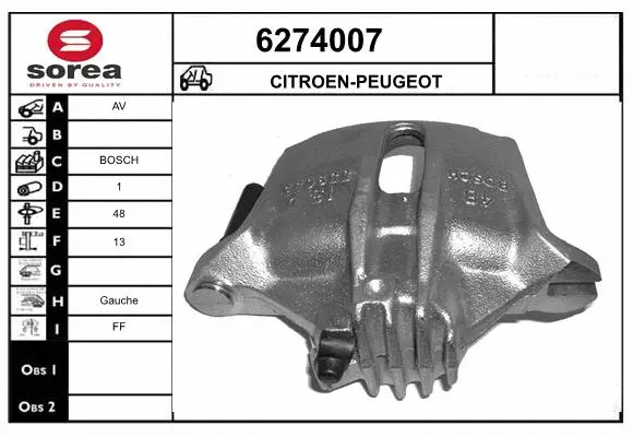 Brake Caliper (6274007)