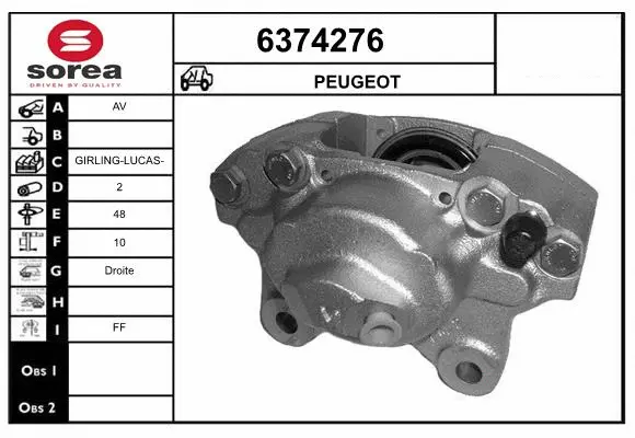 Brake Caliper (6374276)