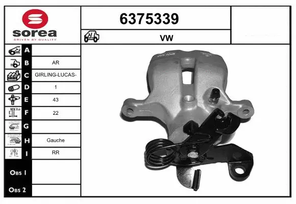 Brake Caliper (6375339)