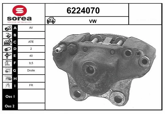 Brake Caliper (6224070)