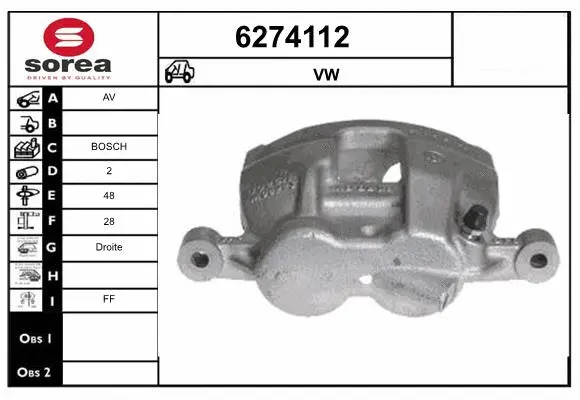 Brake Caliper (6274112)
