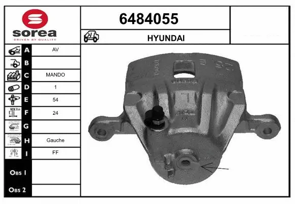 Brake Caliper (6484055)