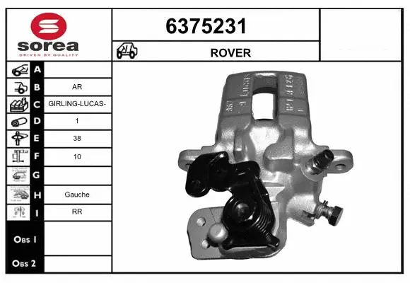 Brake Caliper (6375231)