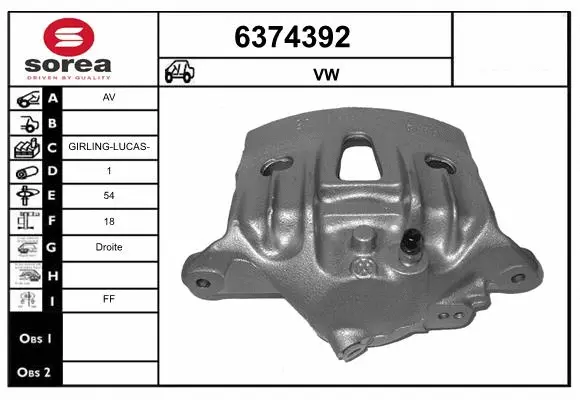 Brake Caliper (6374392)
