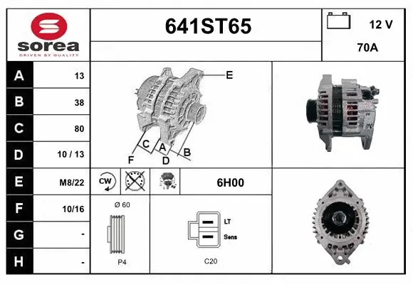 Alternator (641ST65)