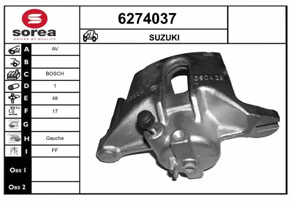 Brake Caliper (6274037)