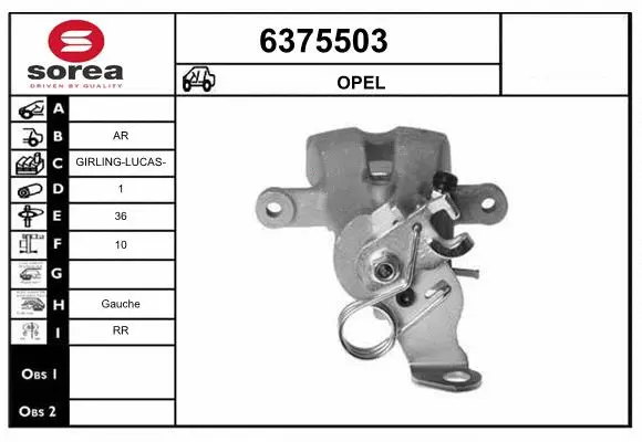 Brake Caliper (6375503)