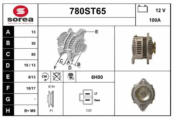 Alternator (780ST65)