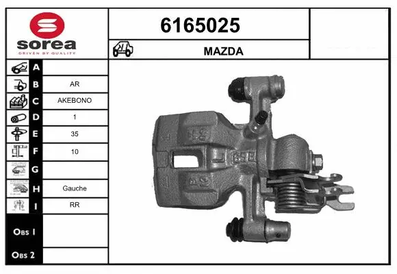 Brake Caliper (6165025)