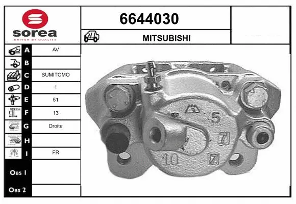 Brake Caliper (6644030)