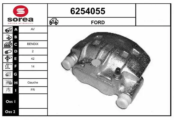 Brake Caliper (6254055)