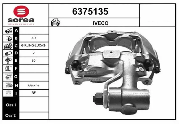 Brake Caliper (6375135)