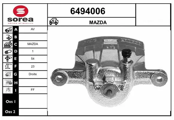 Brake Caliper (6494006)