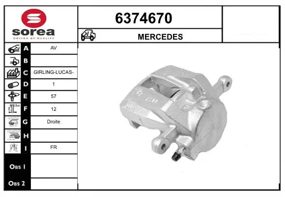 Brake Caliper (6374670)