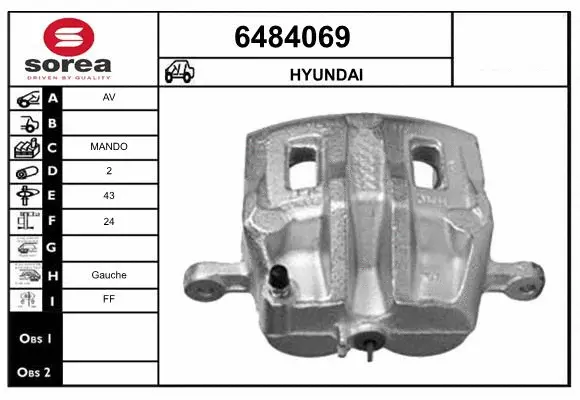 Brake Caliper (6484069)