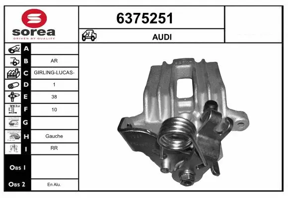 Brake Caliper (6375251)