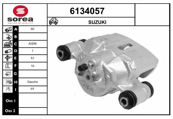 Brake Caliper (6134057)
