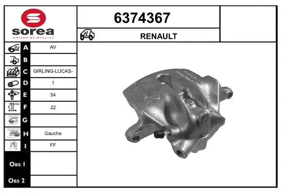 Brake Caliper (6374367)