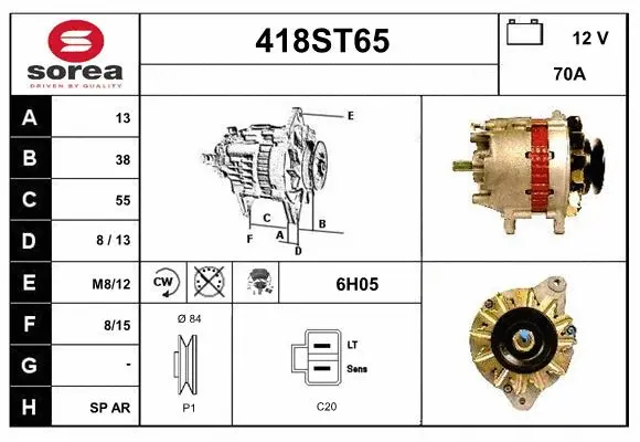 Alternator (418ST65)