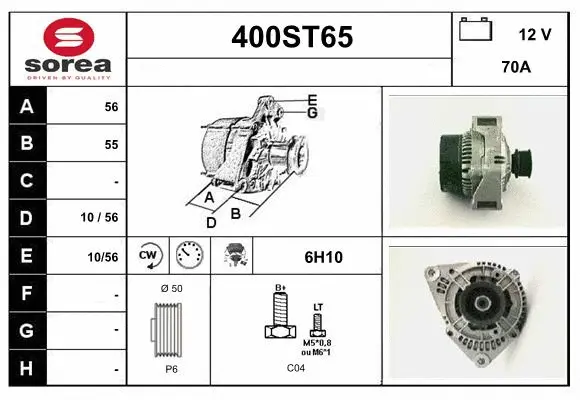 Alternator (400ST65)
