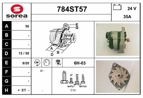 Alternator (784ST57)