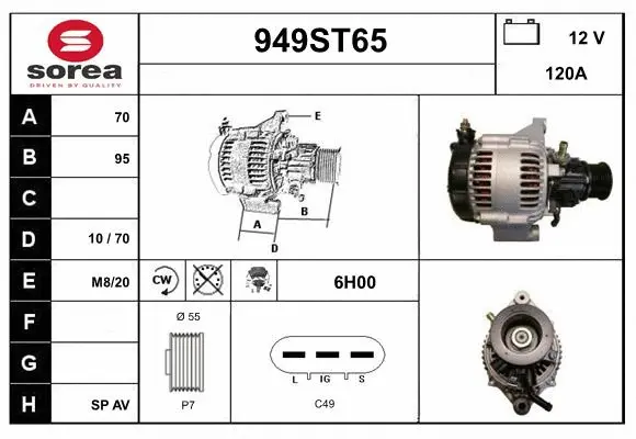 Alternator (949ST65)