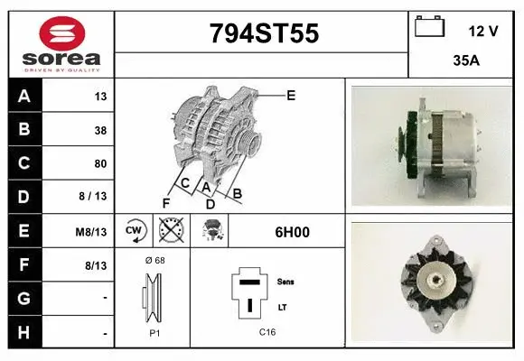 Alternator (794ST55)