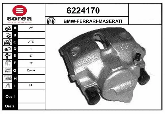 Brake Caliper (6224170)