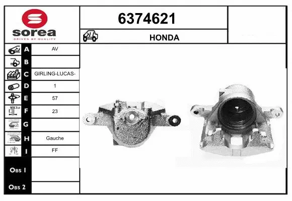 Brake Caliper (6374621)