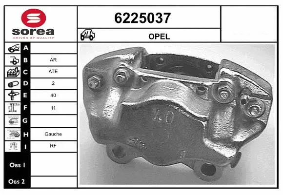 Brake Caliper (6225037)