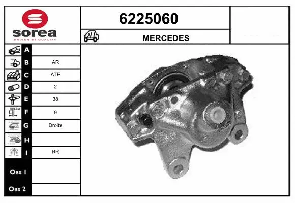 Brake Caliper (6225060)