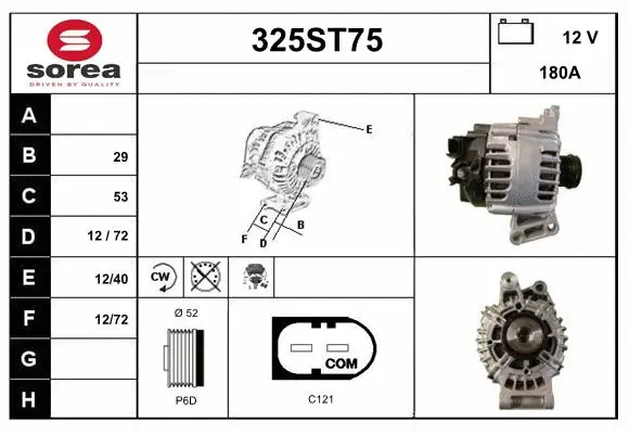 Alternator (325ST75)
