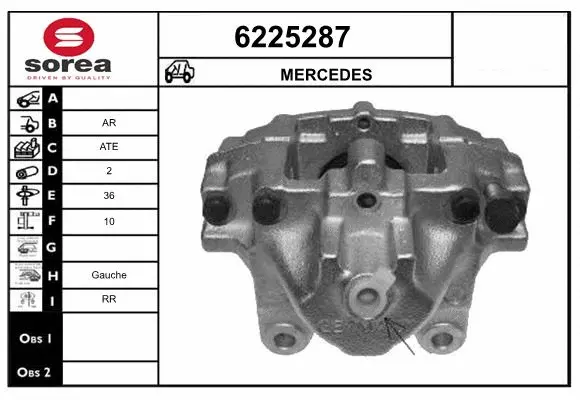 Brake Caliper (6225287)