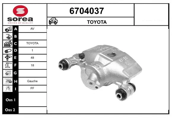 Brake Caliper (6704037)