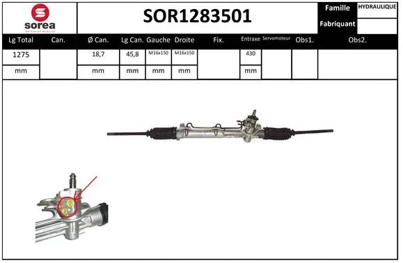 Steering Gear (SOR1283501)