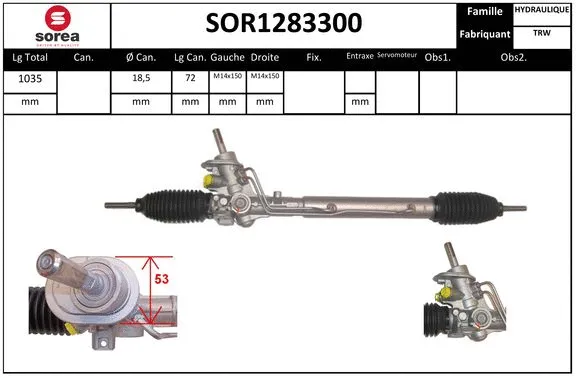 Steering Gear (SOR1283300)