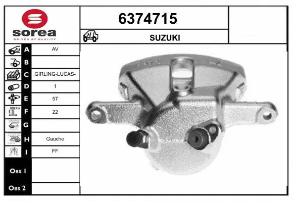 Brake Caliper (6374715)