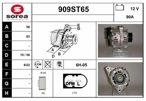 Alternator (909ST65)