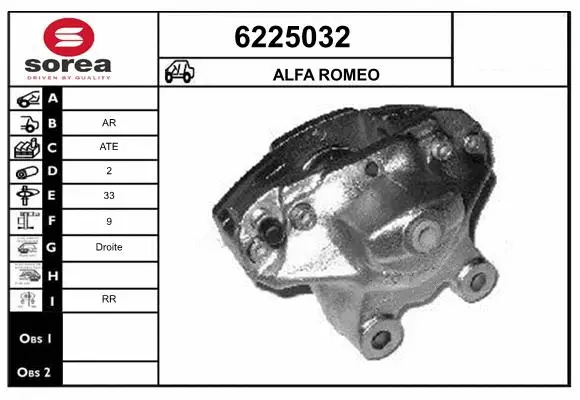 Brake Caliper (6225032)