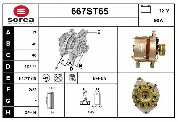 Alternator (667ST65)