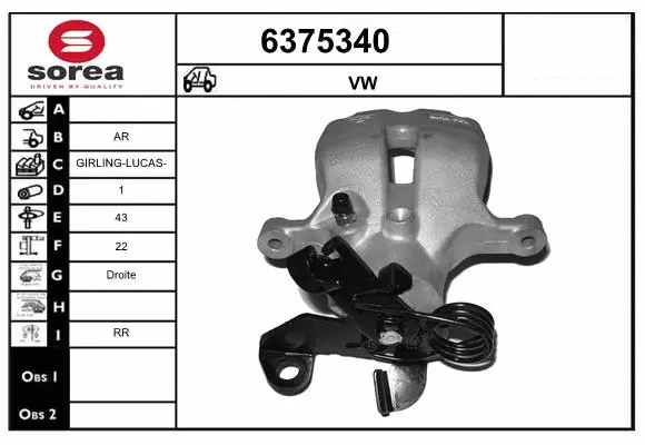 Brake Caliper (6375340)