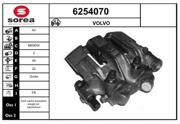 Brake Caliper (6254070)
