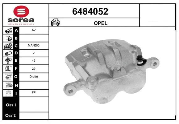 Brake Caliper (6484052)